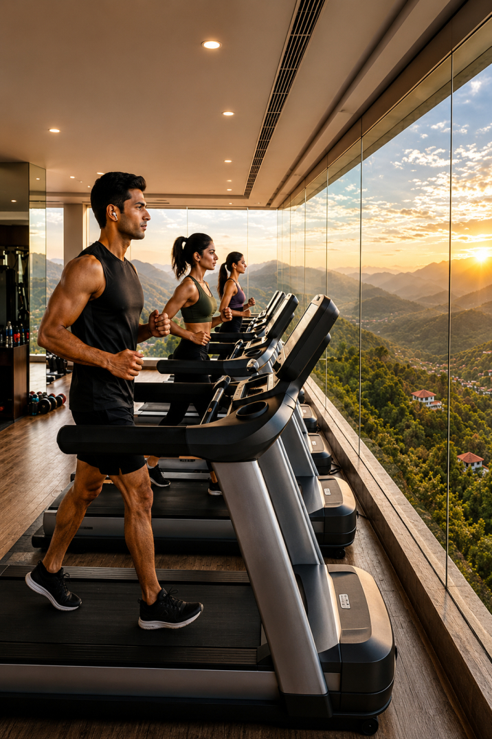 Well-Equipped Gymnasium