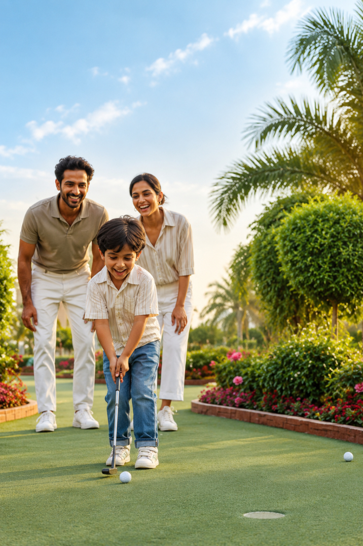 Mini-Golf Putting Zone